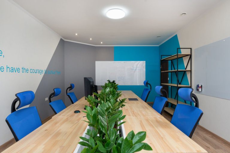 Panel kontrol desk scheduling solution kantor pintar